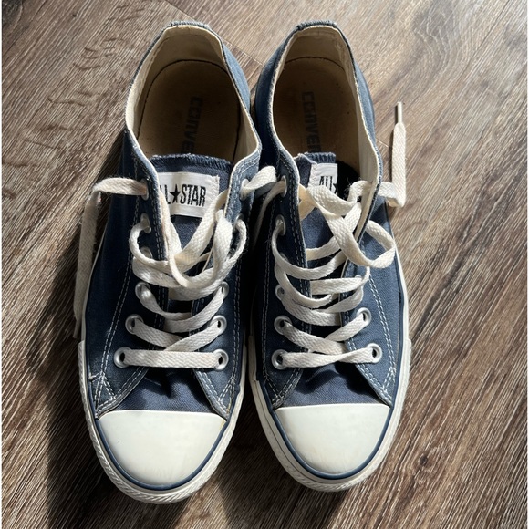 Navy Blue Converse - Picture 4 of 6